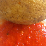 Runzelkartoffel mit Mojo rojo